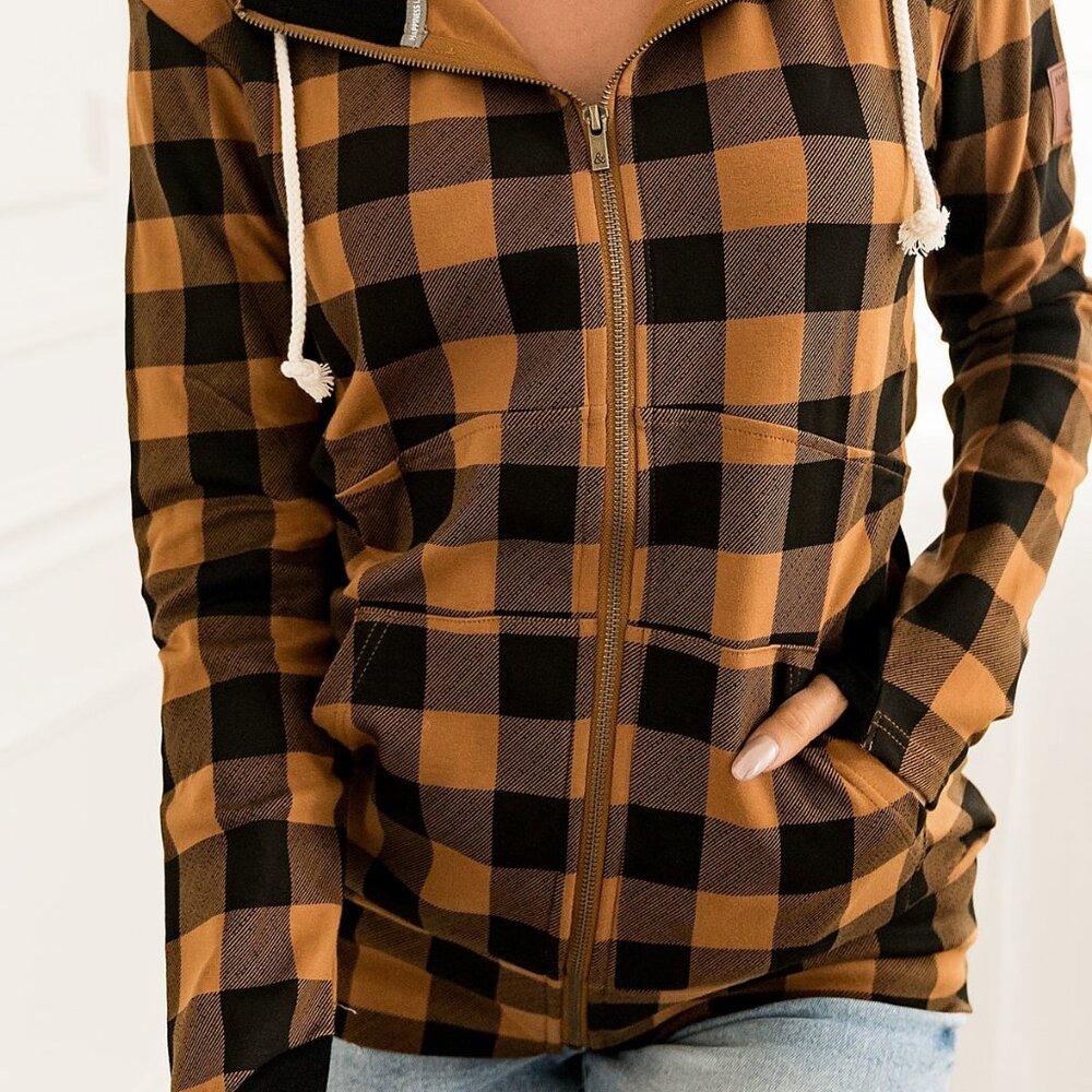 Ampersand Avenue  FullZip Sweatshirt -Out Of The Woods - XL